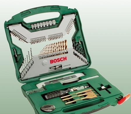 100 osainen tarvikesetti Bosch TITANIUM