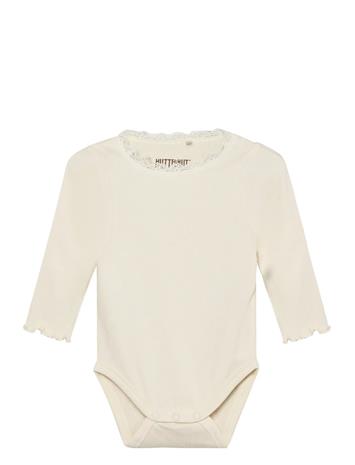 Huttelihut Body Ls Rib - Pink - 86