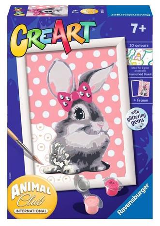 Ravensburger CreArt Paint by Number - Rabbit with Glitter
