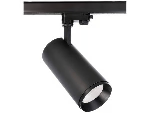 LED-kiskokohdevalo Lucea 3-vaihe, 30 W, musta