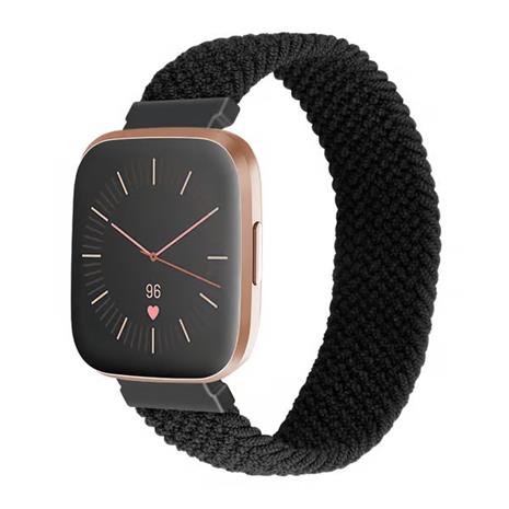 Kellon ranneke nylon Black Fitbit Versa/Versa 2 S