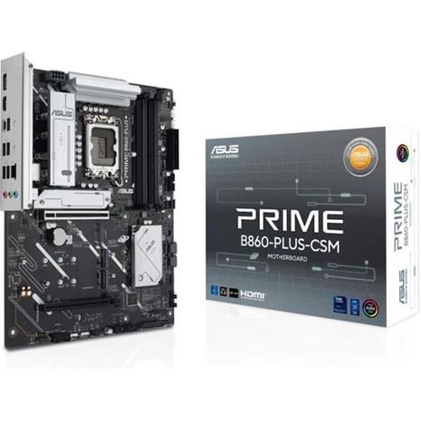ASUS PRIME B860-PLUS-CSM Emolevy - Intel B860 - Intel LGA1851 socket - DDR5 RAM - ATX