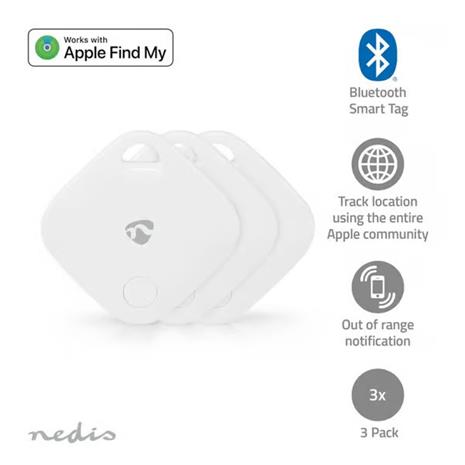 Nedis BTTAG10WT3 Bluetooth Smart Tag, bluetooth-paikannin