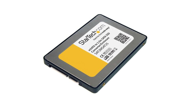 StarTech.com 2,5 tuuman SATA Mini SATA SSD -sovittimen kotelo