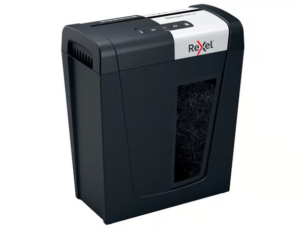 Rexel Secure MC4 paperisilppuri Mikroleikkaava 60 dB Musta, Hopea