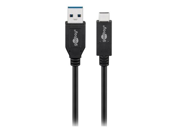 Pro USB-C™ cable (USB 3.1 generation 2 3A) black 0.