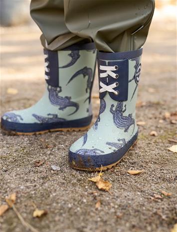 mikk-line Wellies Aop - Navy - 35