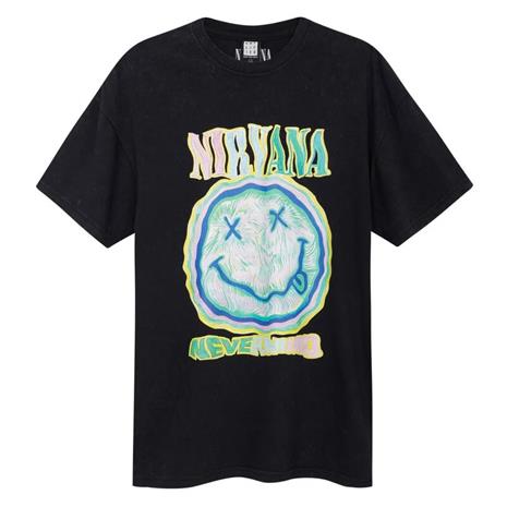 Nirvana - Amplified Collection - Scribble - T-paita - Miehet - Hiilenharmaa