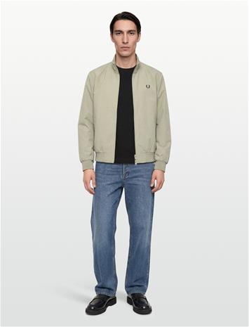 Fred Perry The Brentham Jacket Designers Jackets Bomber Jackets Navy Fred Perry