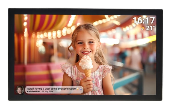 Denver Frameo PFF-3260 31.5" Digital Photo Frame Black