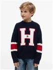 Tommy Hilfiger Graphic Sweater Ls - Navy - 176