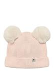 Huttelihut Hat Knit W. Pompoms - Pink - 52\2-4Y