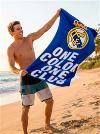 Real Madrid Pyyhe 100% Puuvilla, Sininen