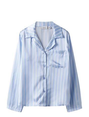 name it Nkfruth Py Ls Shirt Box - Blue - 146-152