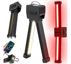 Salilamppu, magneettinen, 180 astetta, USB, 1 kpl