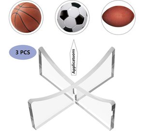 Koripallon teline, akryyli, 3,5 tuumaa, 3 kpl