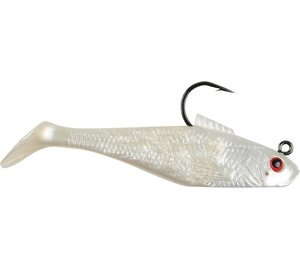Pehmeä syötti , 8 cm, koukulla, 5 kpl