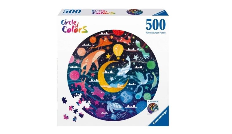 2D-palapeli 500 värin paletti. Unet