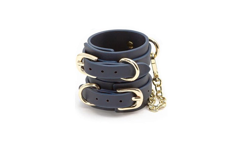 Bondage Couture Hand Cuff Blue Käsiraudat