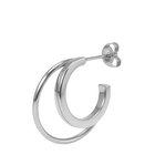 Jane Koenig Double Olympia Hoop - Silver - ONE SIZE