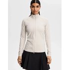 J. Lindeberg Mel Rib Mid Layer - Cream - XL