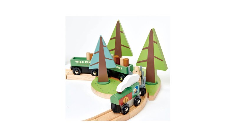 Tender Leaf Train Set - Wild Pines - Multi/patterned - ONE SIZE
