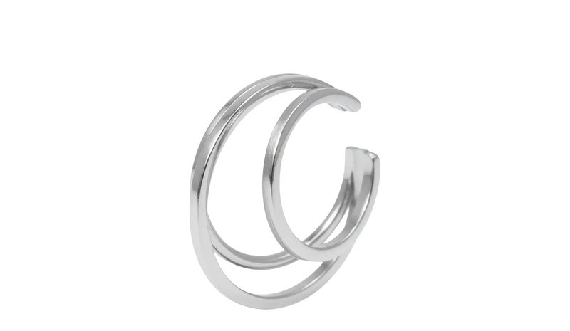 Jane Koenig Olympia Cuff - Silver - ONE SIZE