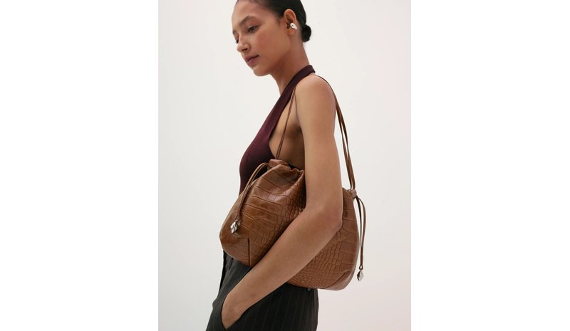 Liffner Charm Pouch - Brown - ONE SIZE