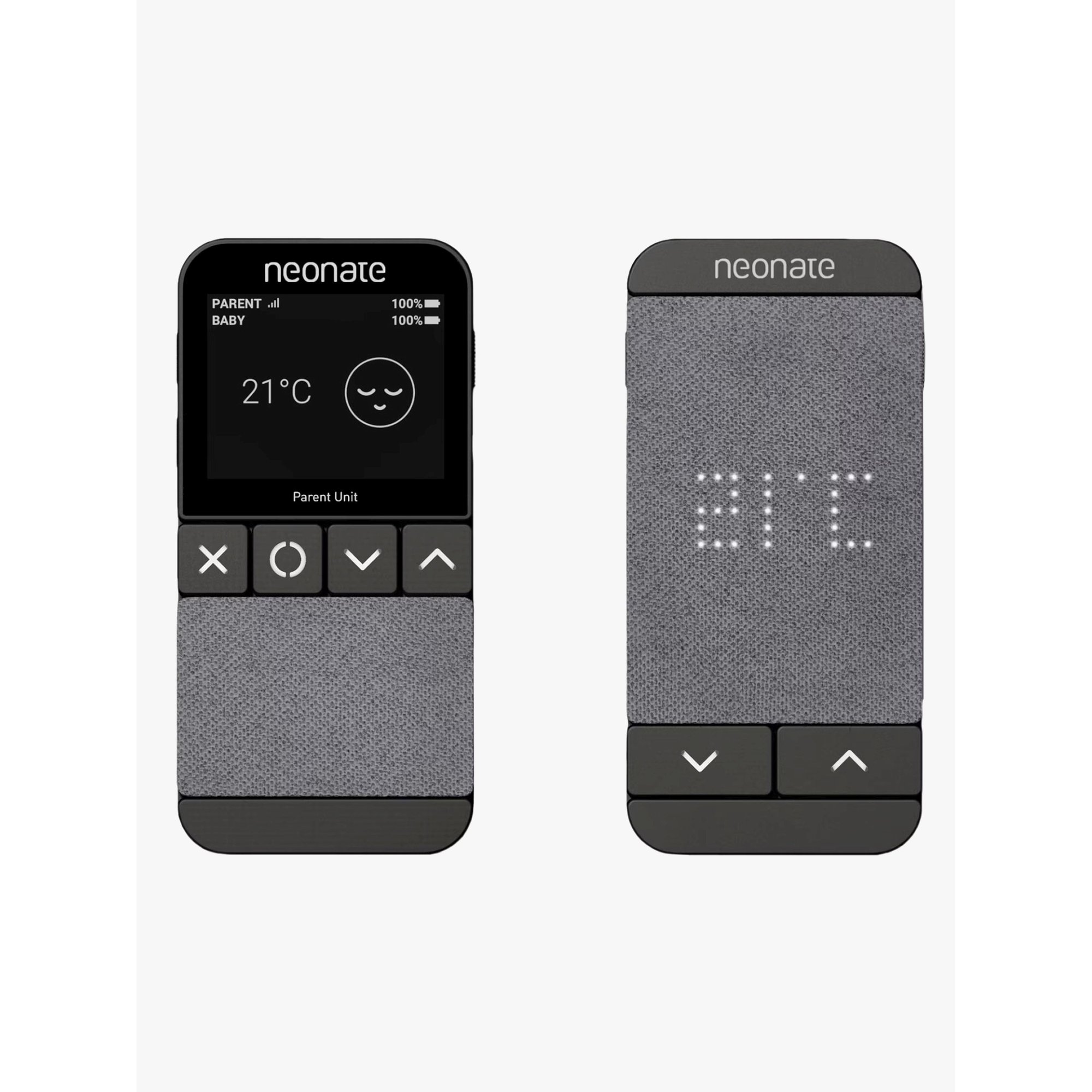 Neonate N65-NA Audio V2 Itkuhälytin, Dark Grey