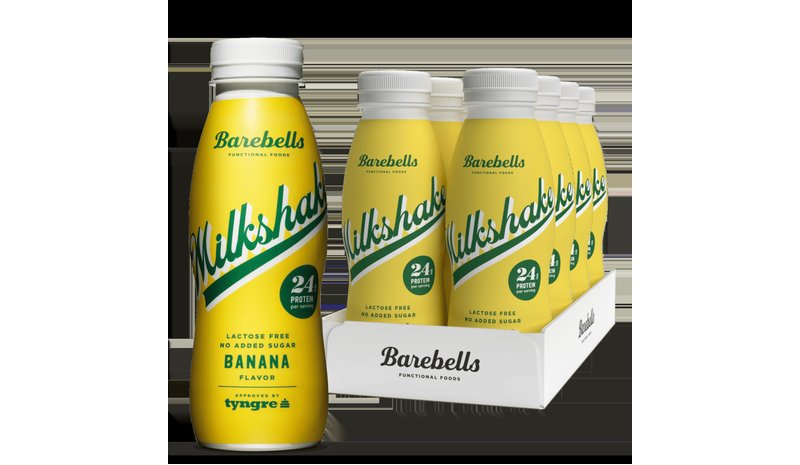 Barebells - Banana Milkshake - 8x330 ml.