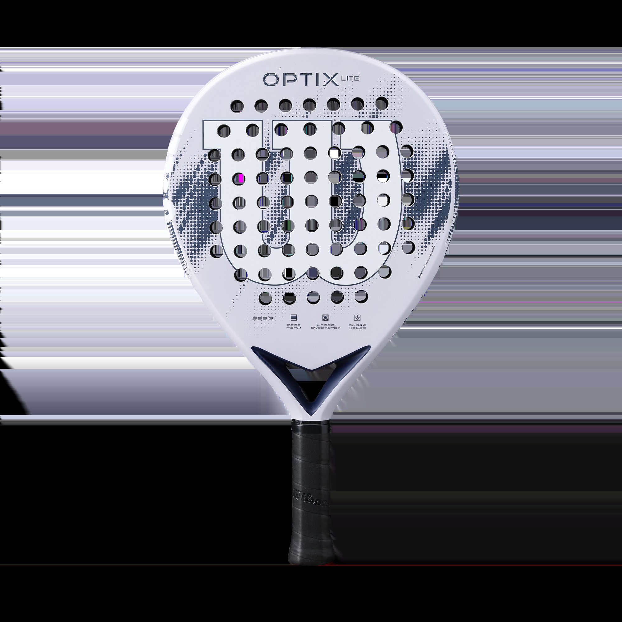 Wilson - Optix V2 Lite Lilac Padelmaila Koko 2 - Aloittelijaystävällinen suurella sweetspotilla ja lasikuidulla