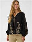 Cream Crreno Blouse - Black - 46