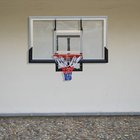 Koripallolauta, jossa vanne ja verkko Master Basketball