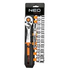 Pistorasiaavaimet 3/8 sarja 12 kpl räikkä Neo Tools