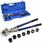 Hydraulinen puristin Pex-al-pex putkille, 8 osaa