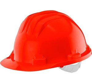 Punainen sertifioitu turvakypärä