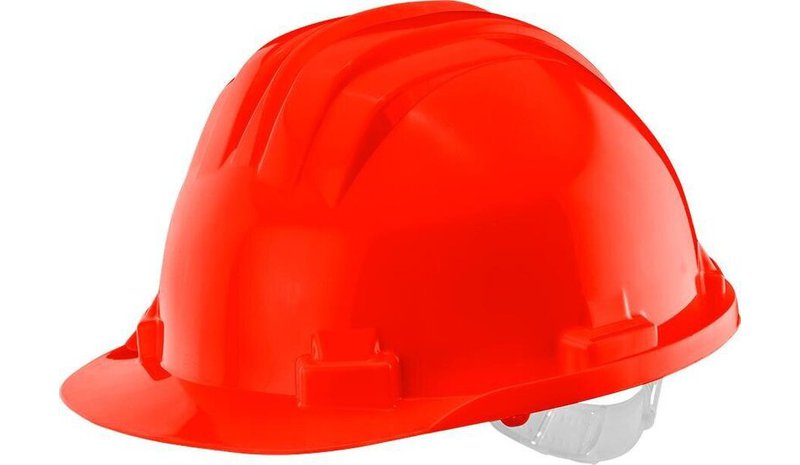 Punainen sertifioitu turvakypärä