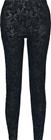 Jawbreaker - Cat Print Leggings With Side Trim - Leggingsit - Naiset - Musta