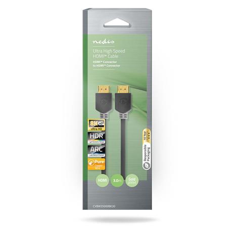 Nedis HDMI cable - 3 m