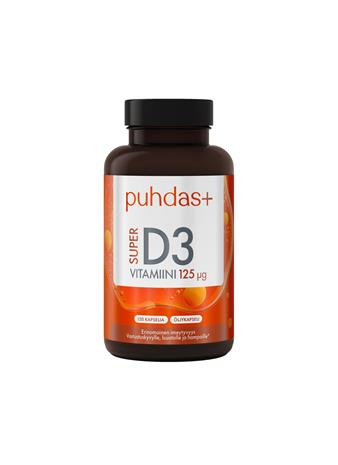 Puhdas+ Vahva D3-vitamiini 125 Âµg, 120 kaps