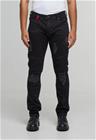 2Y Premium - OSCAR RIPPED SLIM FIT JEANS - Farkut - Miehet - Musta