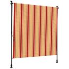 vidaXL Ulkorullaverho Monivärinen 100 x 270 cm