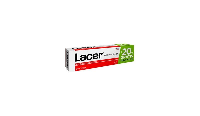 Lacer Toothpaste 125 25ml Free