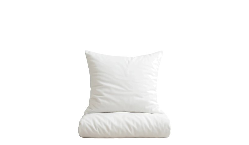 Omhu Økologisk Sengesæt - Percale - White - 140X220CM