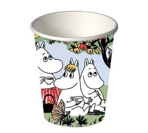 Moomin by Havi Moomin Party Moomin Hotcup 250Ml 10Pc - Multi/patterned - 250 ML