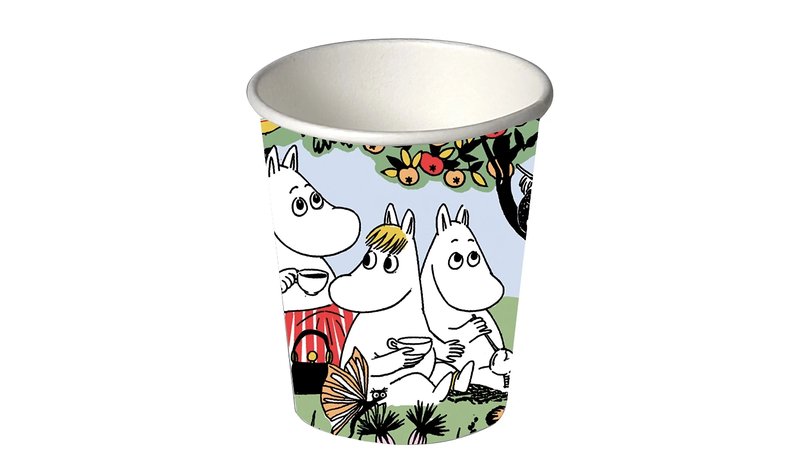 Moomin by Havi Moomin Party Moomin Hotcup 250Ml 10Pc - Multi/patterned - 250 ML