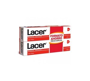 Lacer Toothpaste Antiplaque Anticaries 2x125ml