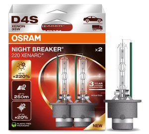 Osram Yön Murtaja Xenarc D4S NL 220% Setti