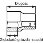 Kuusiohylsy Teng Tools M110565; 1''; 65 mm