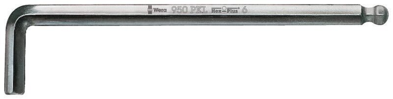 Kuusiokoloavain Wera 950 PKL; HEX-Plus 4; 140 mm